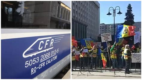 Angaja Ii Cfr Protesteaz Luni N Fa A Ministerului Transporturilor