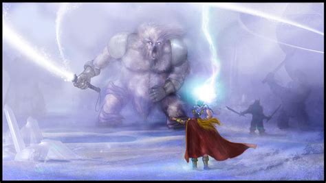 Thor Vs The Frost Giants Fanart By Magnetos On Deviantart