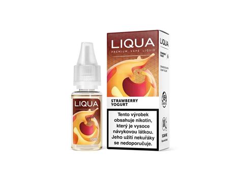 ᐉ Koupit Eliquid Liqua Strawberry Yogurt 10 Ml Nejlepší Cena Pro