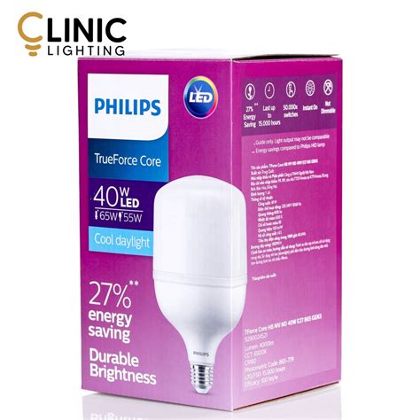 Philips Led W True Force Core E Cool Daylight Shopee Thailand