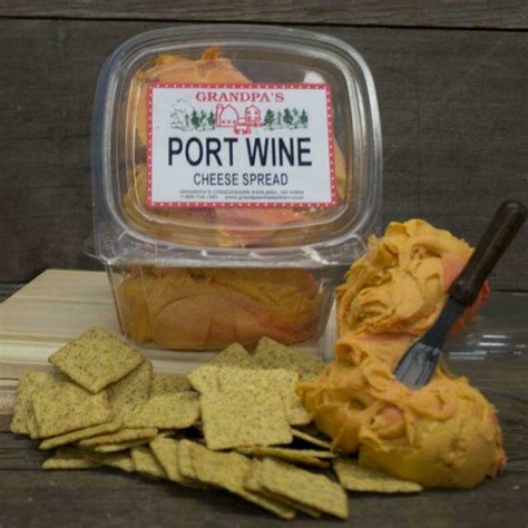 Port Wine Cheddar Cheese Spread