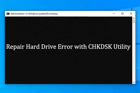 How To Repair Hard Drive Error With Windows Chkdsk Utility