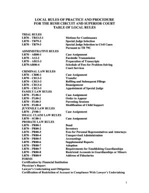 Fillable Online Secure In Local Rules Of Practice And Procedure For The