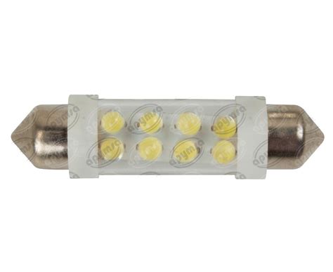 Foco Leds Festoon Tipo Fusibles Blanco V Leds Pz Star X