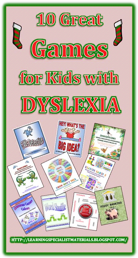 10 Great Games For Students With Dyslexia Dyslexia Dyslexia