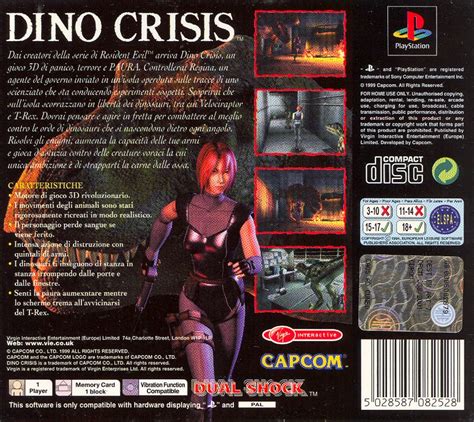 Dino Crisis Playstation Box Cover Art Mobygames