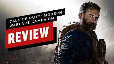 Call Of Duty Modern Warfare Single Player Campaign Review YouTube