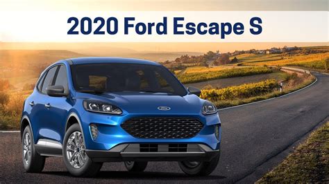 2020 Ford Escape S Walkaround Learn All About The 2020 Ford Escape S