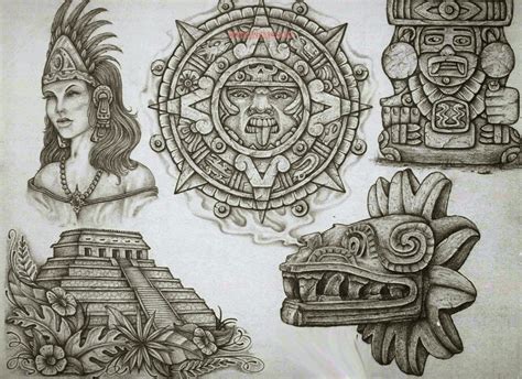 Dise Os Aztecas Exclusivos Belagoria La Web De Los Tatuajes