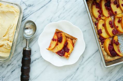 Peachy Raspberry Bars Natalie Cooks