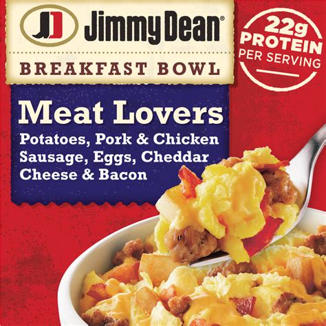 Jimmy Dean® Meat Lovers Frozen Breakfast Bowl 7 Oz Kroger