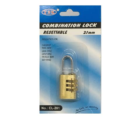 Y2K NUMBER PADLOCK 25MM CL201