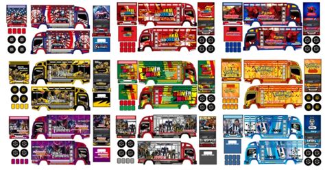 STIKER MINIATUR TRUK OLENG UK 45CM 1 LUSIN Lazada Indonesia