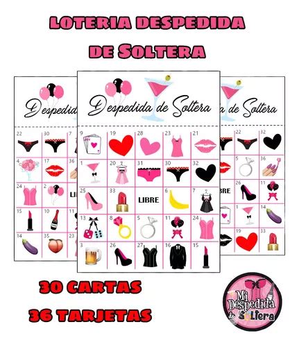 Loteria Despedida De Soltera Imprimible Archivo Pdf En Venta En