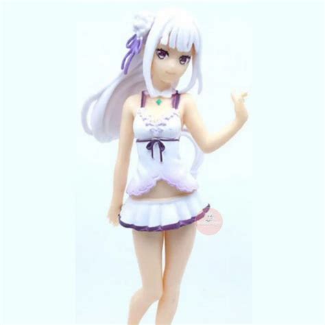 Jual Action Figure Anime Re Zero Bikini Rem Emilia Shopee Indonesia