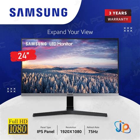 Jual Monitor Samsung Led Ips S24r350 Ls24r350 Full Hd 24 Inch Shopee Indonesia