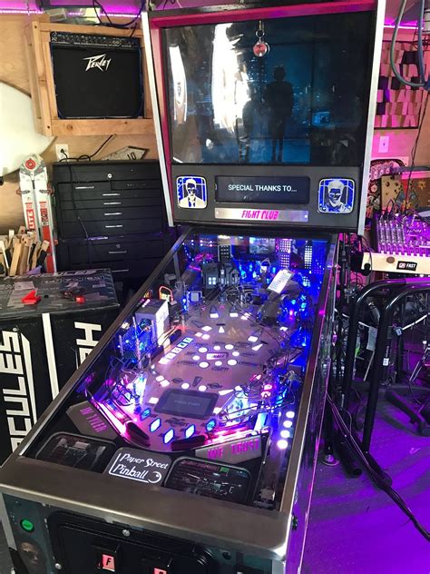 Fight Club Homebrew Pinball Machine Makes First Public Appearance At