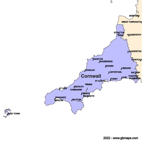 Devon And Cornwall Border Map - Spring Semester 2024