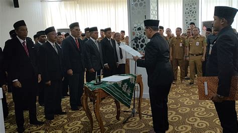 Abah Zairullah Lantik Pengawas Dan Kepala Sekolah Aktualkalsel