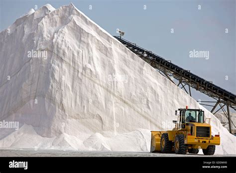 Salinen In Der N He Von Walvis Bay In Namibia Stockfotos Und Bilder