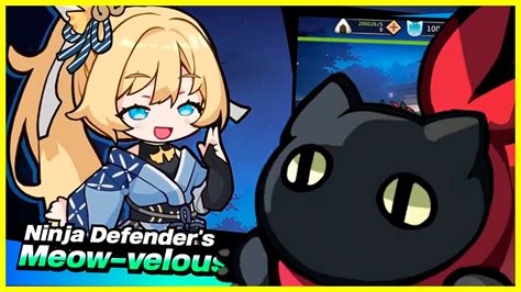 Ninja Defenders Cat Shinobi Gameplay Android Primeros Minutos