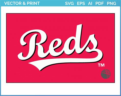 Cincinnati Reds Batting Practice Logo 2011 Baseball Sports Vector