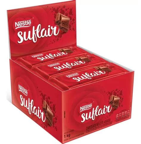 Suflair Chocolate Nestle Caixa 20 Unid De 50 Grs Frete grátis