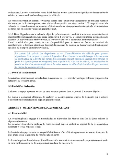 Contrat De Location Gerance Doc Pdf Page Sur