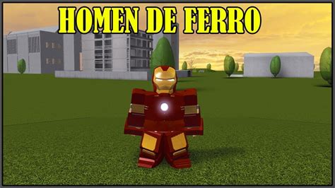 Homem De Ferro Historinha No Roblox Youtube