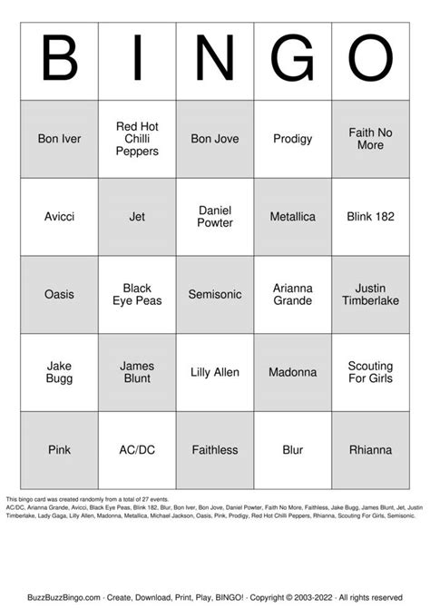 Custom Bingo Cards To Download Print And Customize