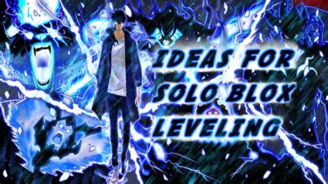 SOLO BLOX LEVELING IDEAS FOR THE FULL GAME YouTube