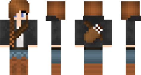 Download Minecraft Skin Bows Scarf Boy Skin Minecraft Png Image With No Background