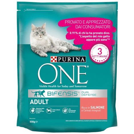 Purina One Bifensis Crocchette Al Salmone E Cereali Per Gatto Adulto