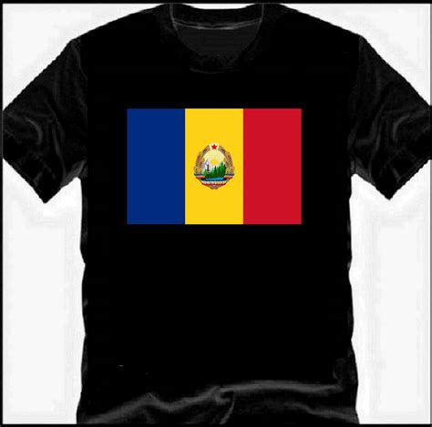 Flag Of The Socialist Republic Of Romania T Shirt Etsy