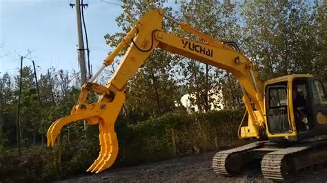 Mini Excavator Used Attachment,Mini Mechanical Log Grapple For Sale ...