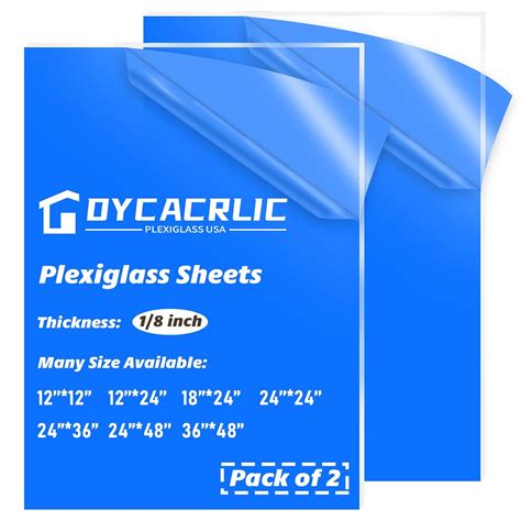 24x24 Cast Acrylic Plexiglass Sheet 18 Thick Pack 2 Sri Lanka Ubuy