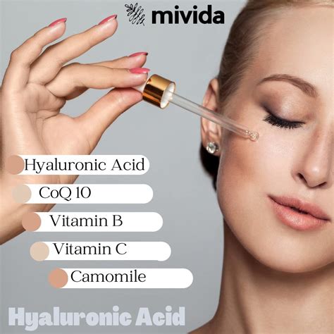 Mivida Juego De Sueros Faciales Suero De Cido Hialur Nico Retinol