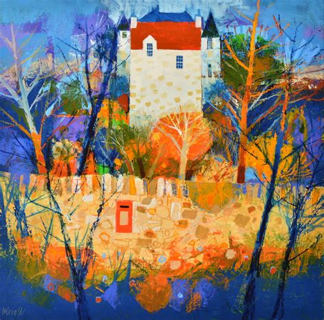 Castle And Postbox Fidra Fine Art