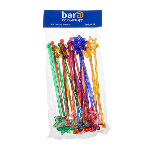 Star Cocktail Stirrers | Drinkstuff