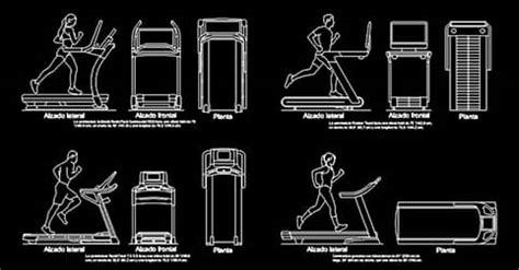 Bloques Mobiliario De Gimnasio En Autocad Dwgautocad