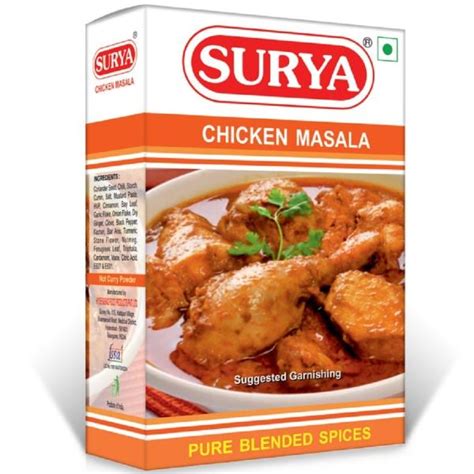 Surya Chicken Masala 100g Pack Of 2 100g Each Total 200g Jiomart