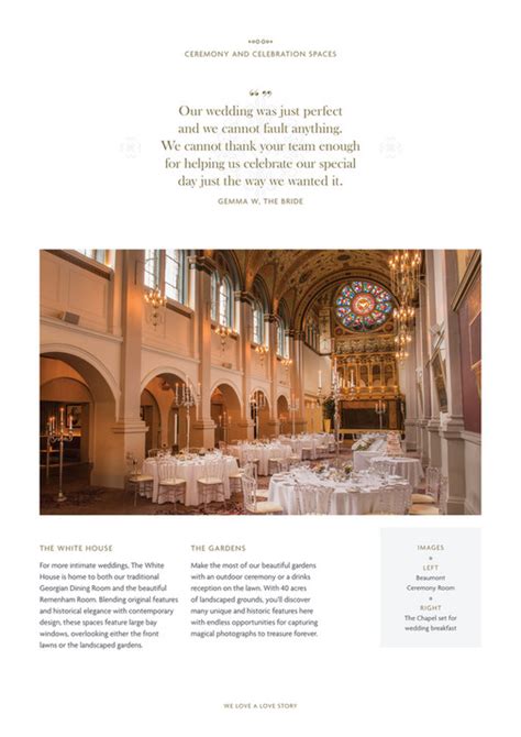 De Vere - De Vere Beaumont Estate Wedding Brochure - Page 4-5