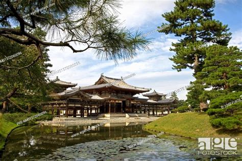 Uji Byodo Tempel Uji City Japan Asia Stock Photo Picture And Rights