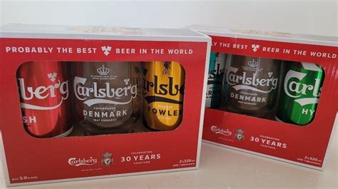 Carlsberg Liverpool Fc Legends X Empty Cans And Brand New Carlsberg