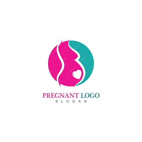 Premium Vector Pregnant Logo Template