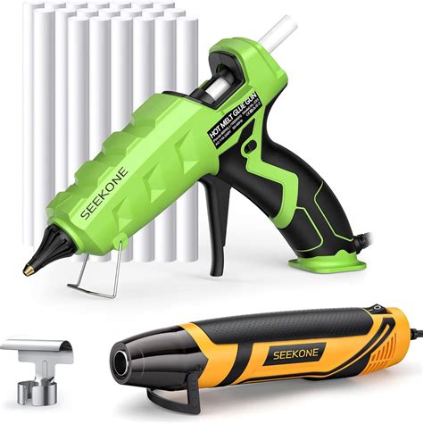 Seekone W Mini Heat Gun W Hot Glue Gun Amazon