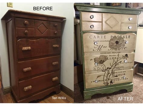 Before & After dresser | Furniture, Dresser, Antique dresser