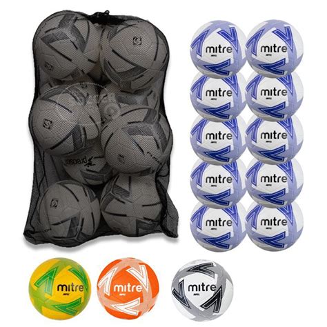 Pack of 10 Mitre Impel Training Footballs