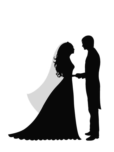 Couple Silhouette Wedding Silhouette Silhouette Clip Art Wedding Ideias Couple Clipart