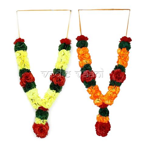 Marigold Flower Garland For Deity Idol And Frame Marigold Flower